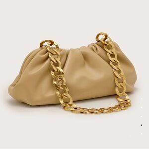 Cult Gaia DULCE SHOULDER BAG NWT in Sand